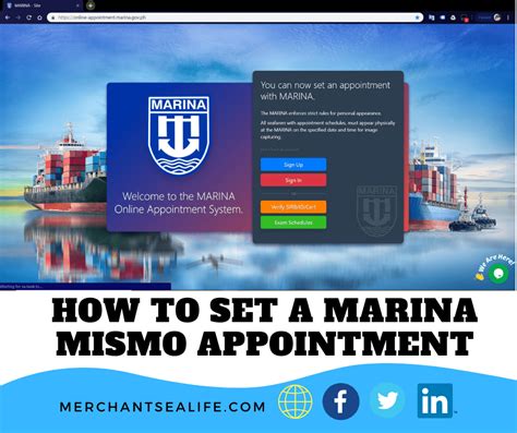 online-appointment. marina. gov. ph|How to set a MARINA MISMO Appointment.